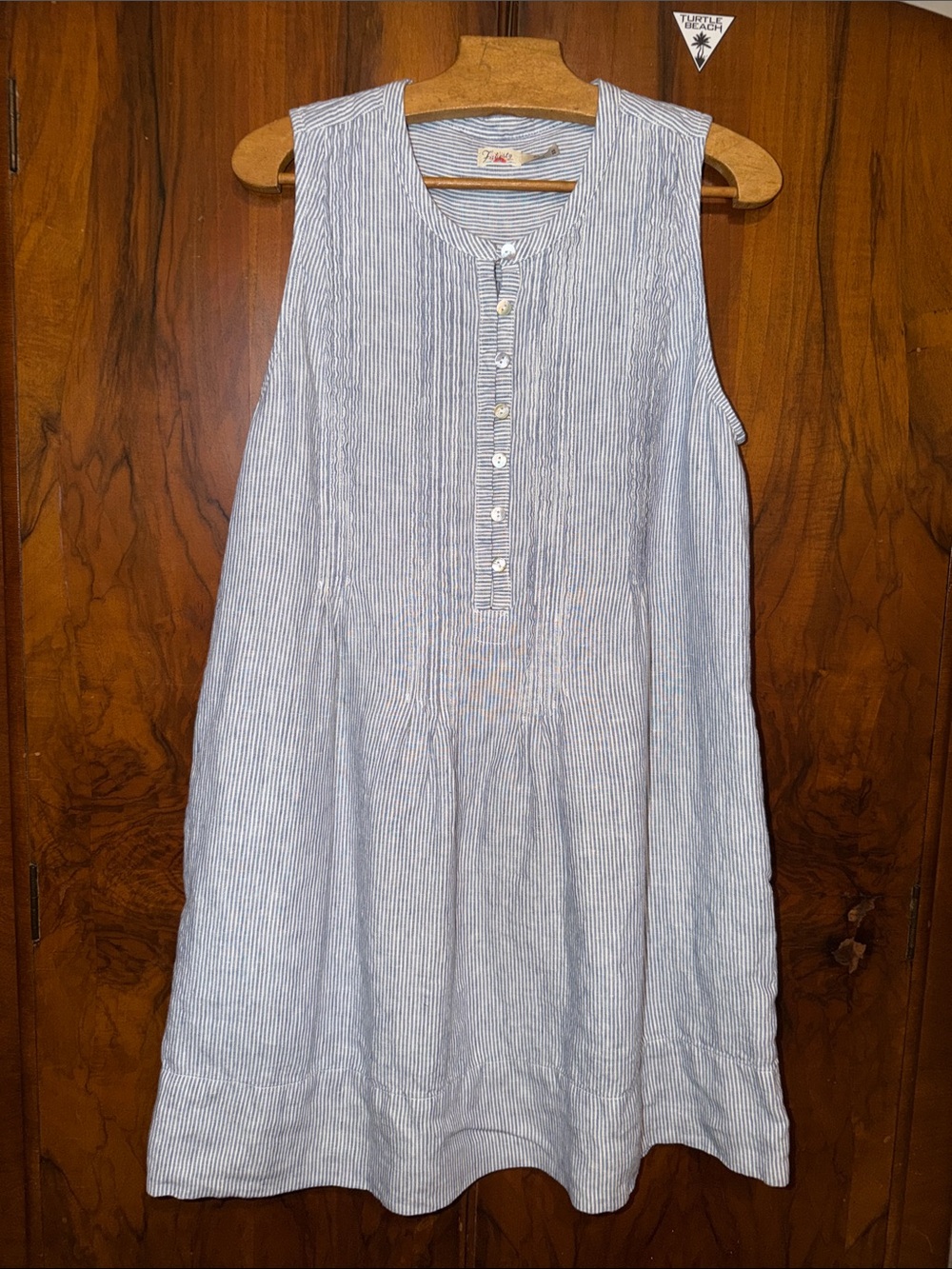 Faherty Isha Linen Swing Dress
